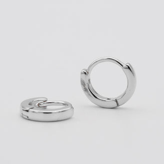 Elle Silver Filled Huggie Earrings