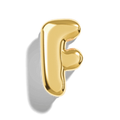 Gold Bubble Letter Charms