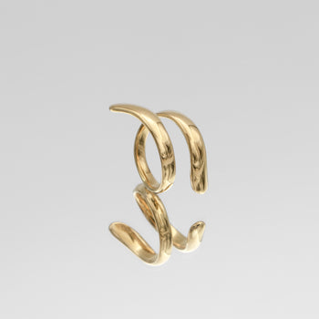 Fia dainty Wrap ring in 18k plated stainless steel from prya