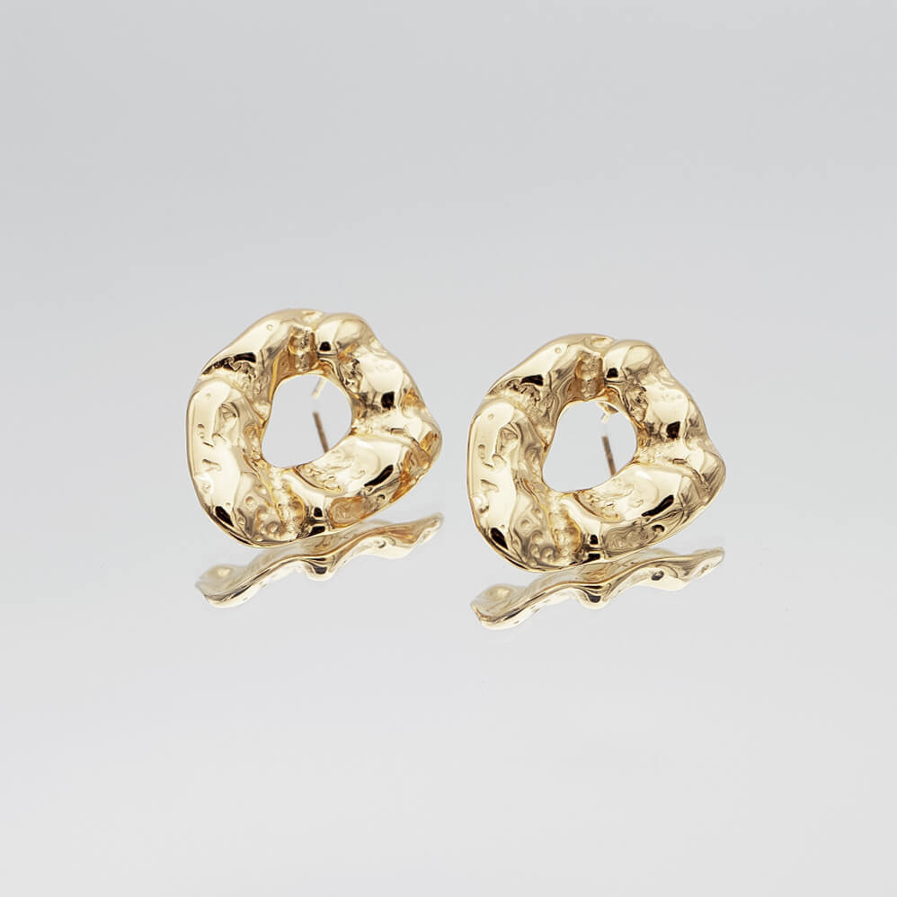 Gizelle Hammered Earrings