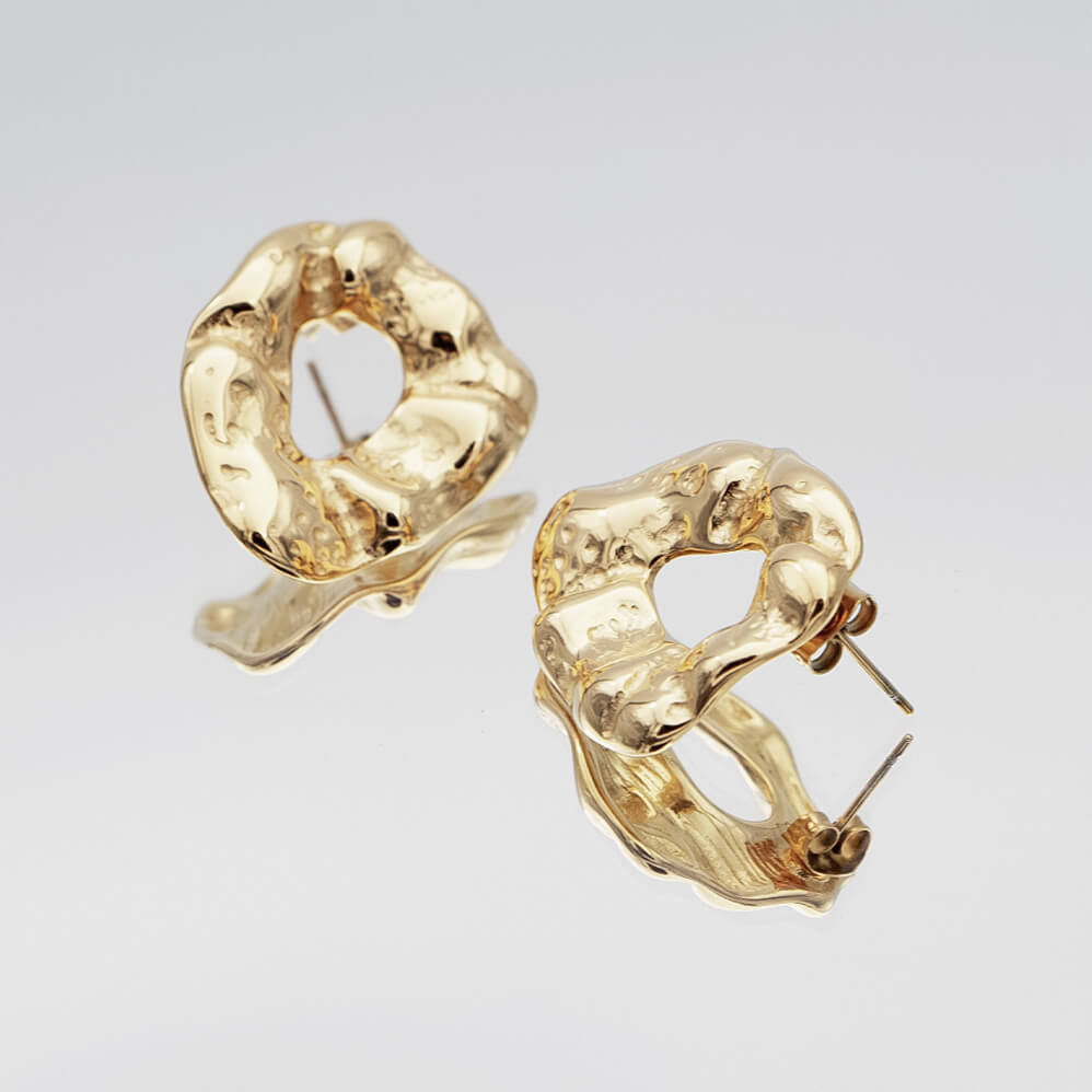 Gizelle Hammered Earrings