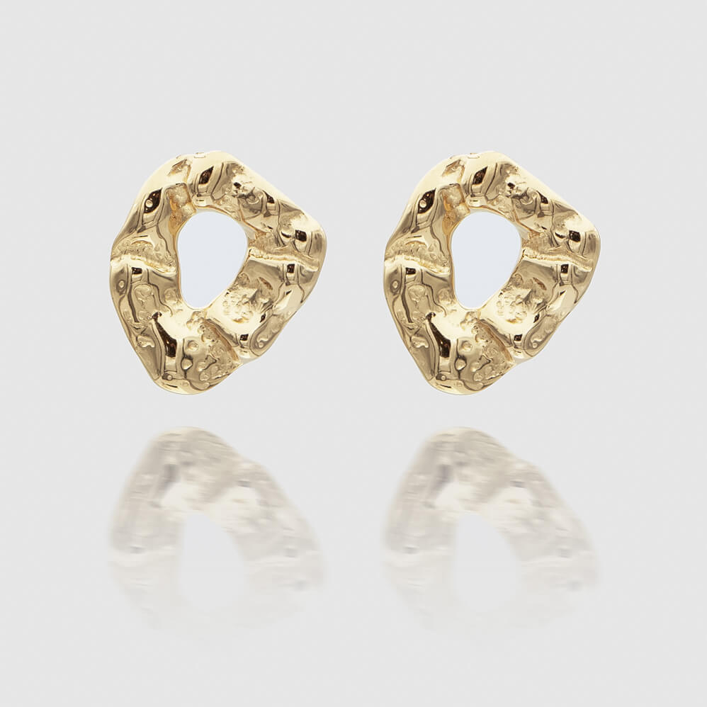 Gizelle Hammered Earrings