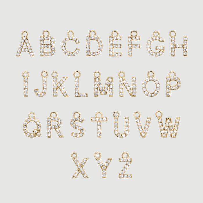 Pave Letter (O-Ring) - Bundle Item