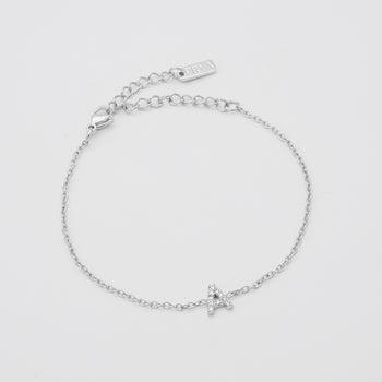 Lana ICY Initial Bracelet