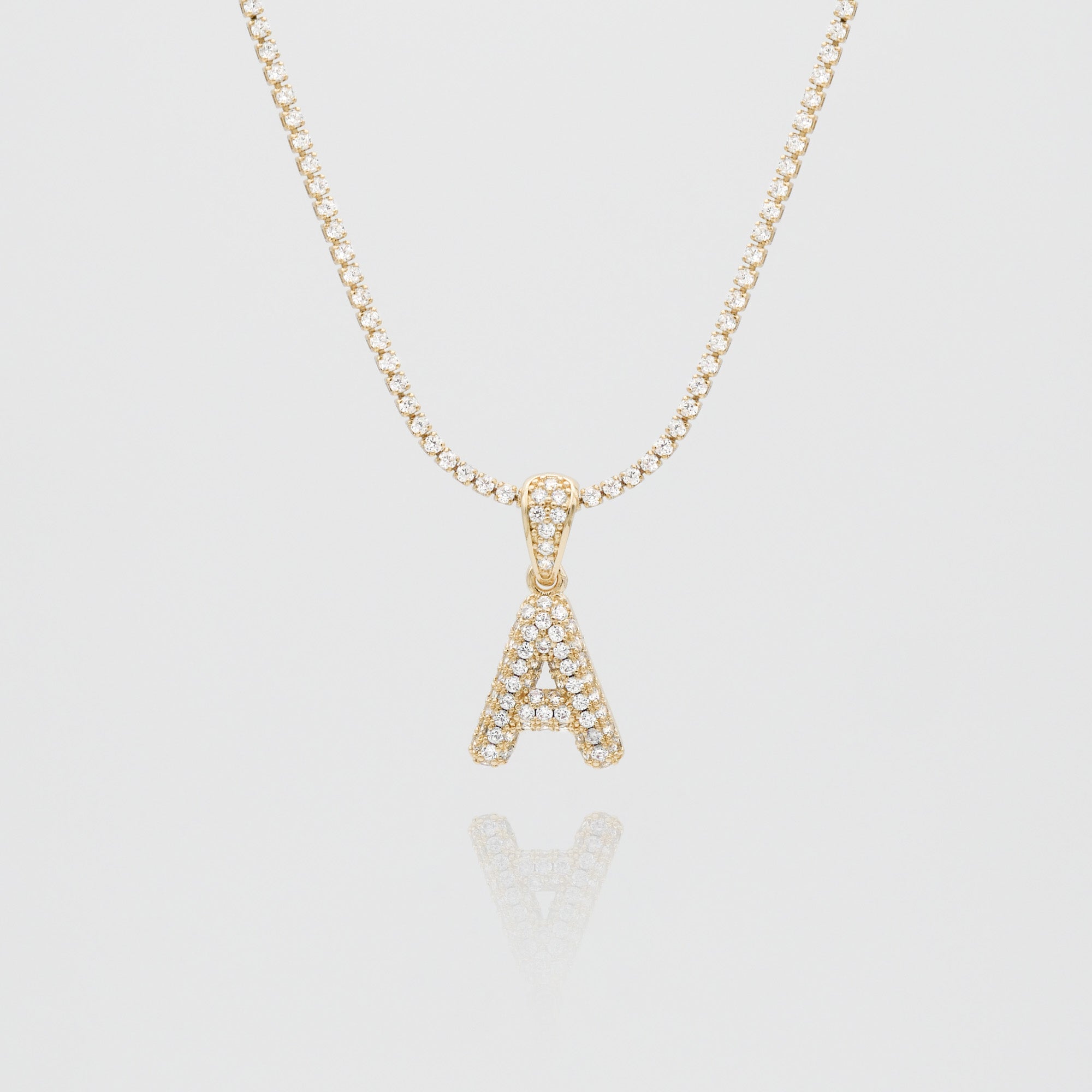 Icy letter necklace Clearance