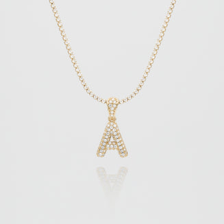 ICY Mini Bubble Initial Necklace