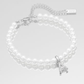 ICY Pearl Initial Anklet