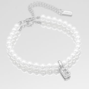 ICY Pearl Initial Anklet