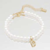 ICY Pearl Initial Anklet