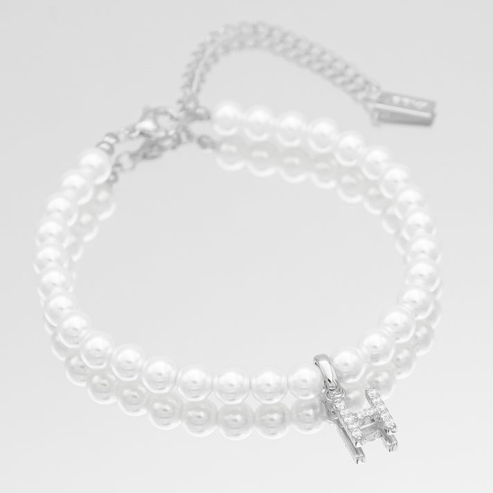 ICY Pearl Initial Anklet