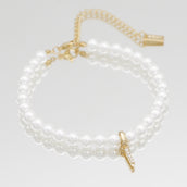 ICY Pearl Initial Anklet