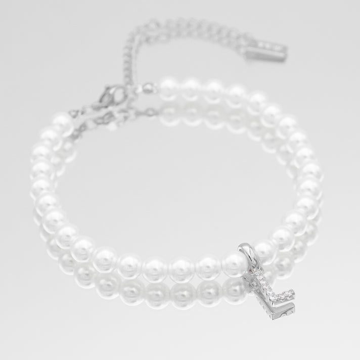 ICY Pearl Initial Anklet