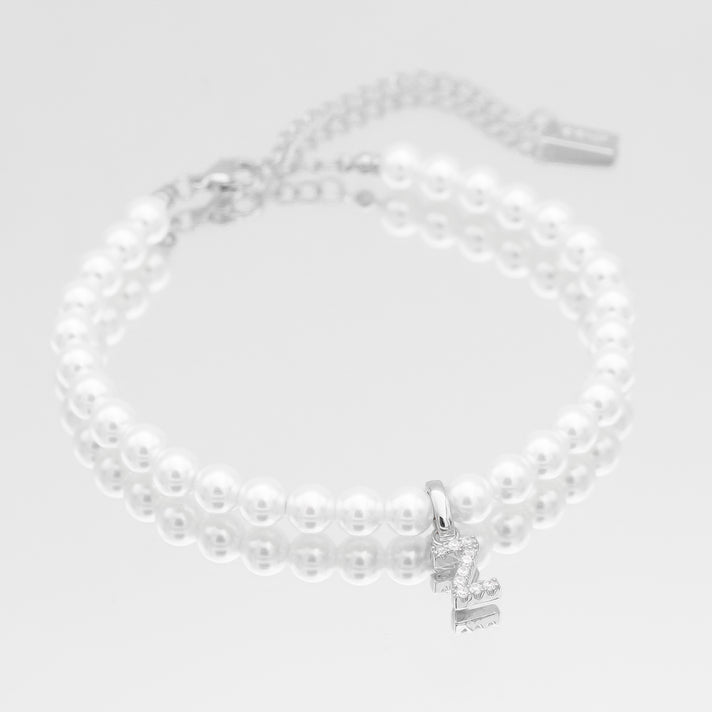 ICY Pearl Initial Anklet