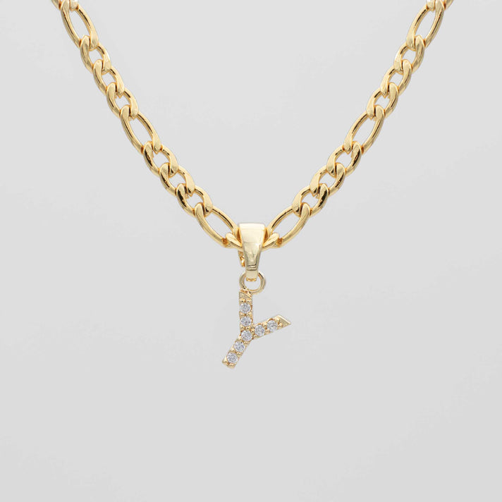 ICY Initial Necklace | Figaro