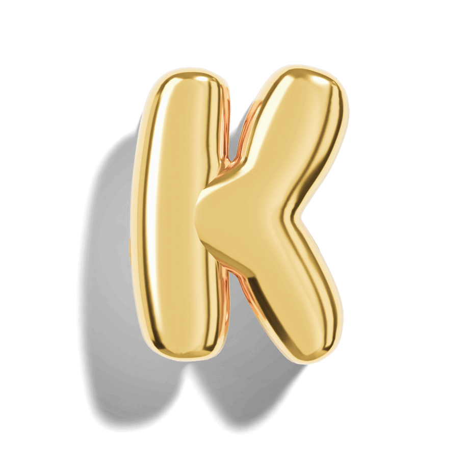 Mirco Bubble Initial Necklace