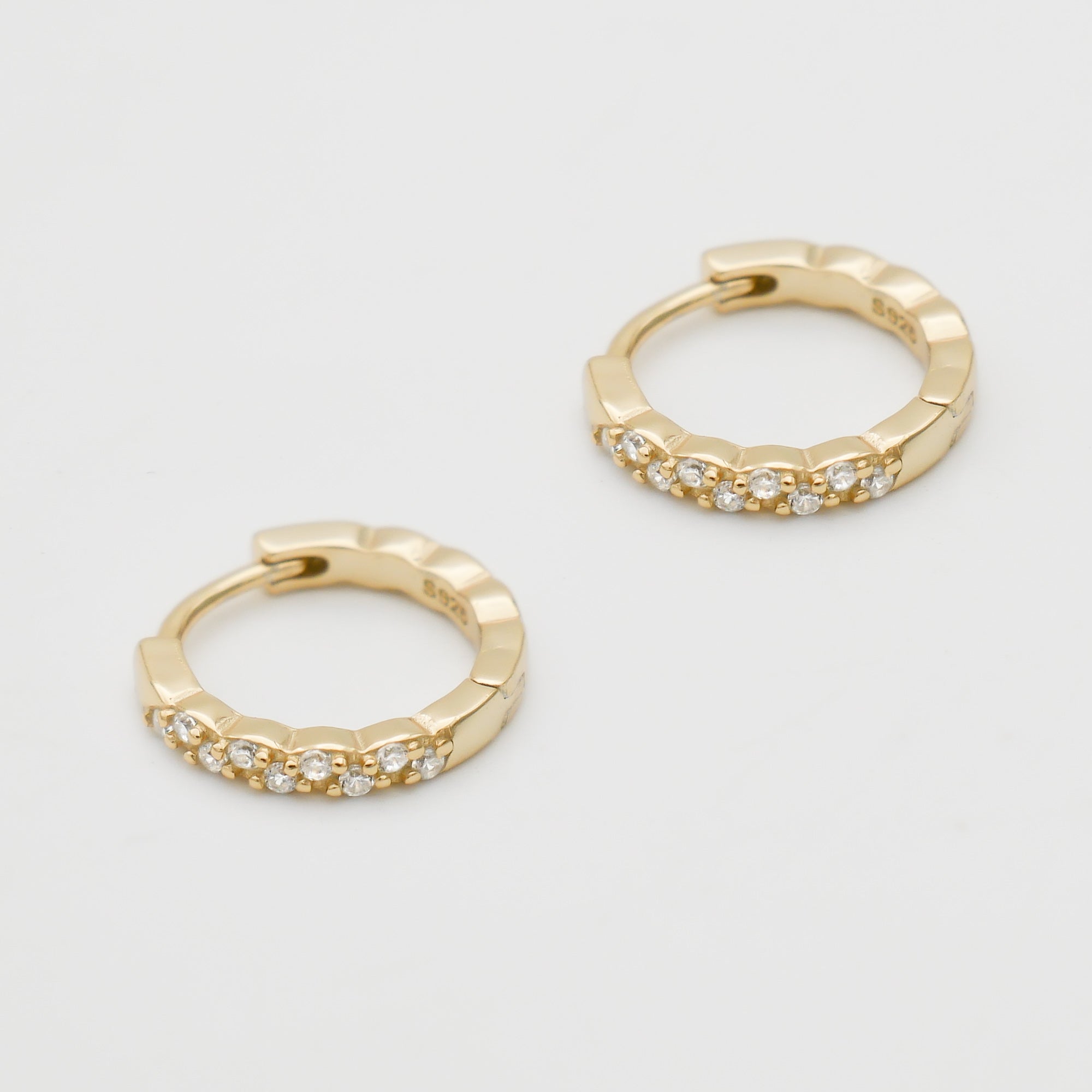 Kasia Huggie Earrings | Women's Earrings | PRYA Jewellery
