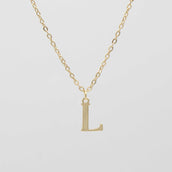 Dubai Initial Necklace