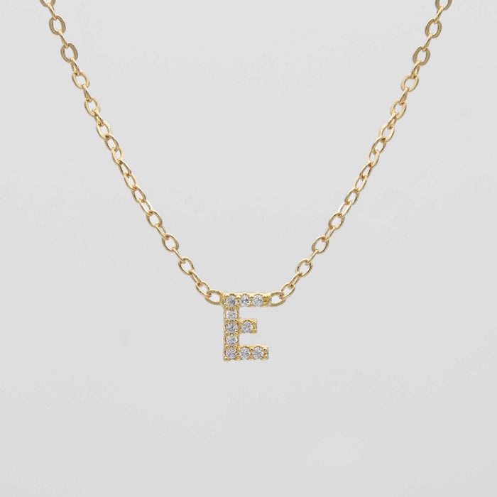 Maia Pave Initial Necklace