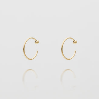 Lara Half Hoop Earrings