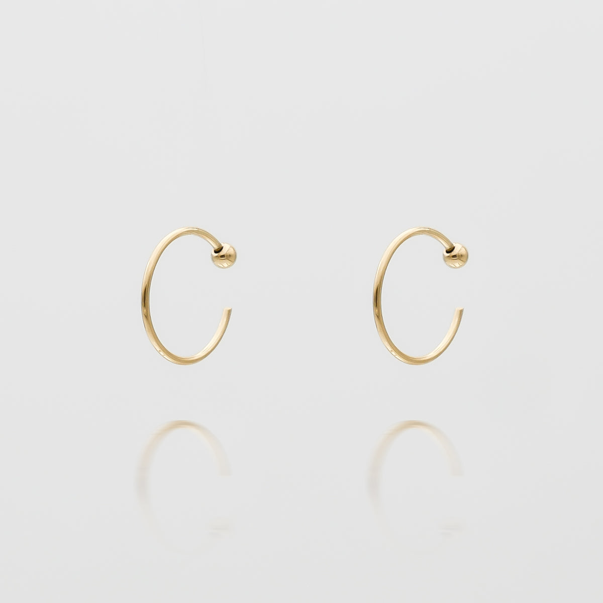 Lara Half Hoop Earrings | Women's Earrings | PRYA Jewellery