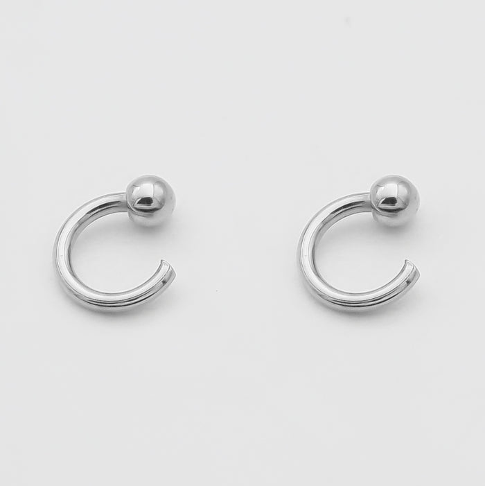 Boucles d'oreilles demi-créoles Lara