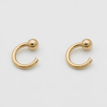 Lara Half Hoop Earrings