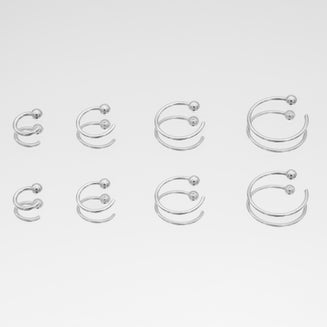 Lara Half Hoop Earrings