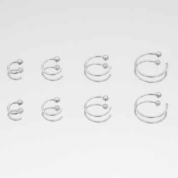 Lara Half Hoop Earrings