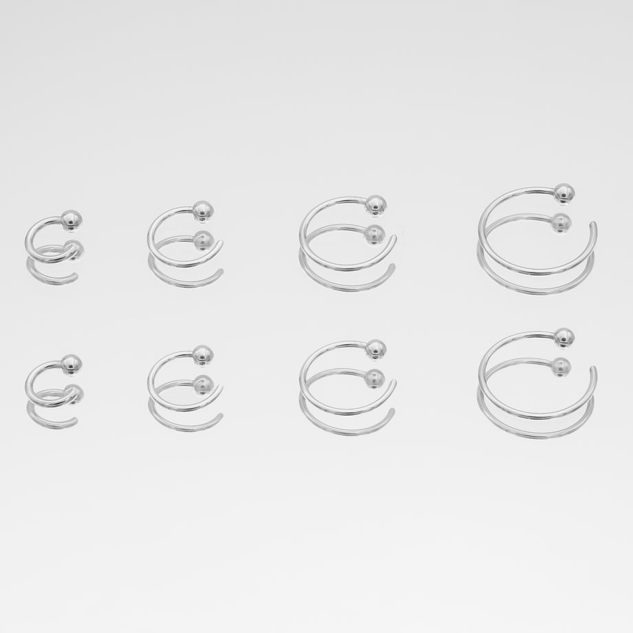 Lara Half Hoop Earrings