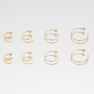 Lara Half Hoop Earrings