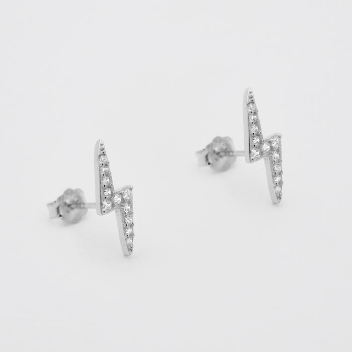 Lightning Bolt Stud Earrings