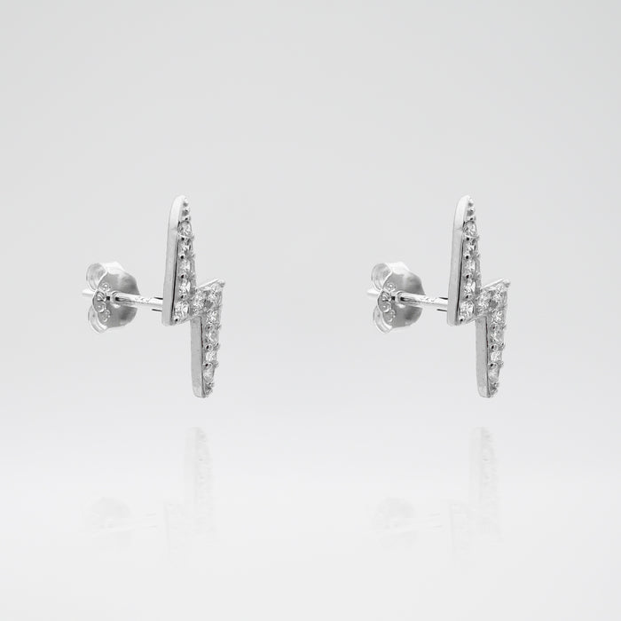 Lightning Bolt Stud Earrings
