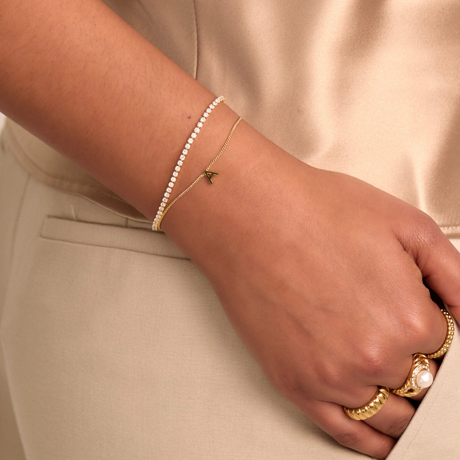 Maia Initial Bracelet