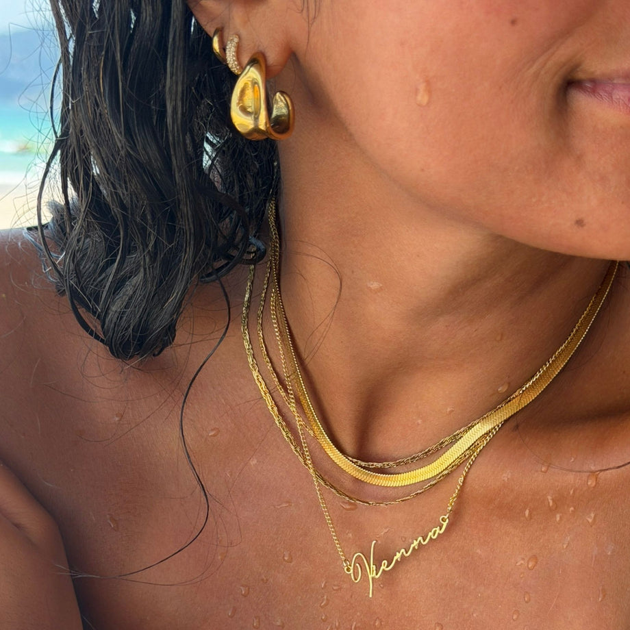 Lori CZ Huggie Earrings