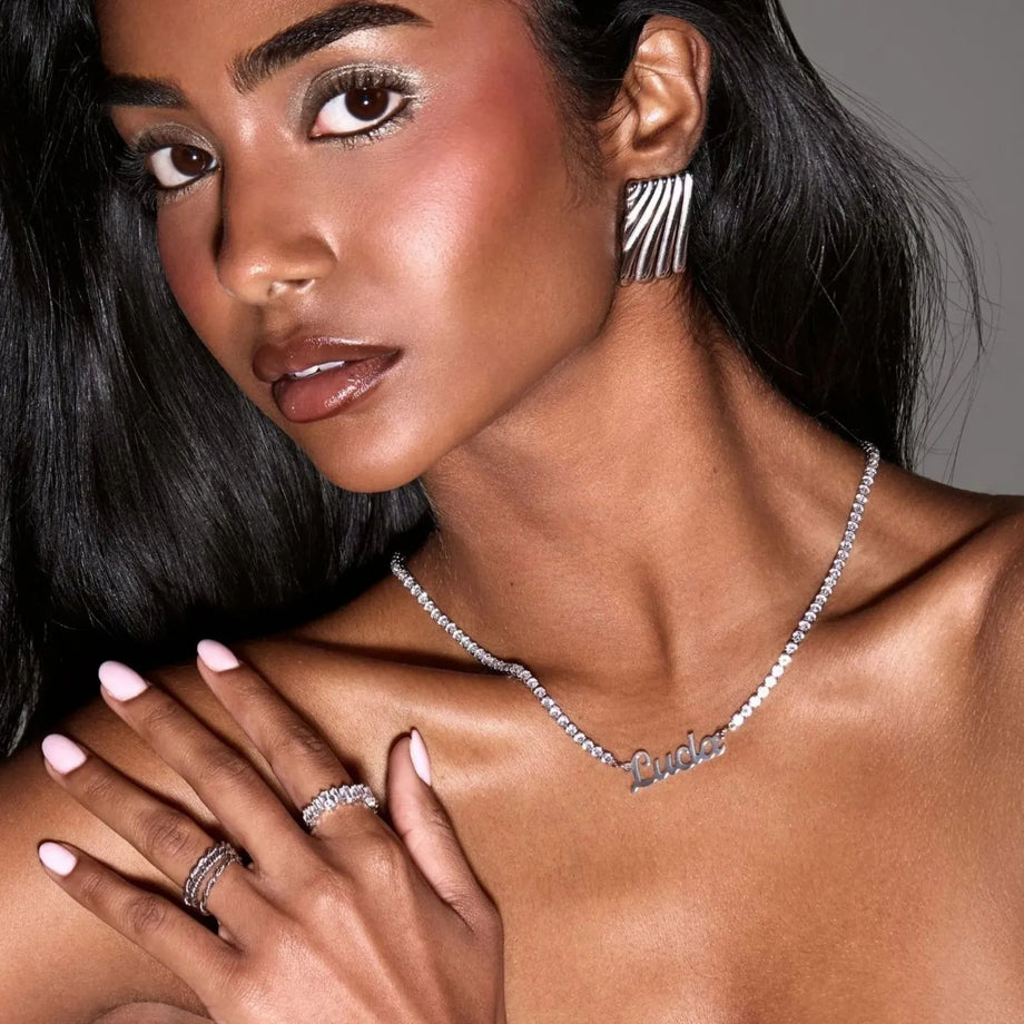 Miami Name Tennis Necklace