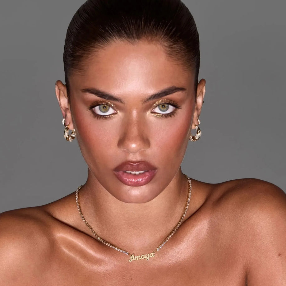 Miami Name Tennis Necklace