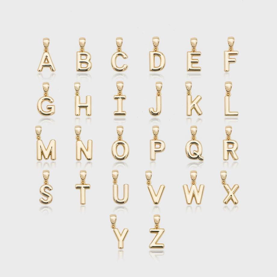 alphabet letter chart of mini bubble initial necklace available in 18k gold or silver plated stainless steel from prya mini bubble initial necklace available in 18k gold or silver plated stainless steel from prya