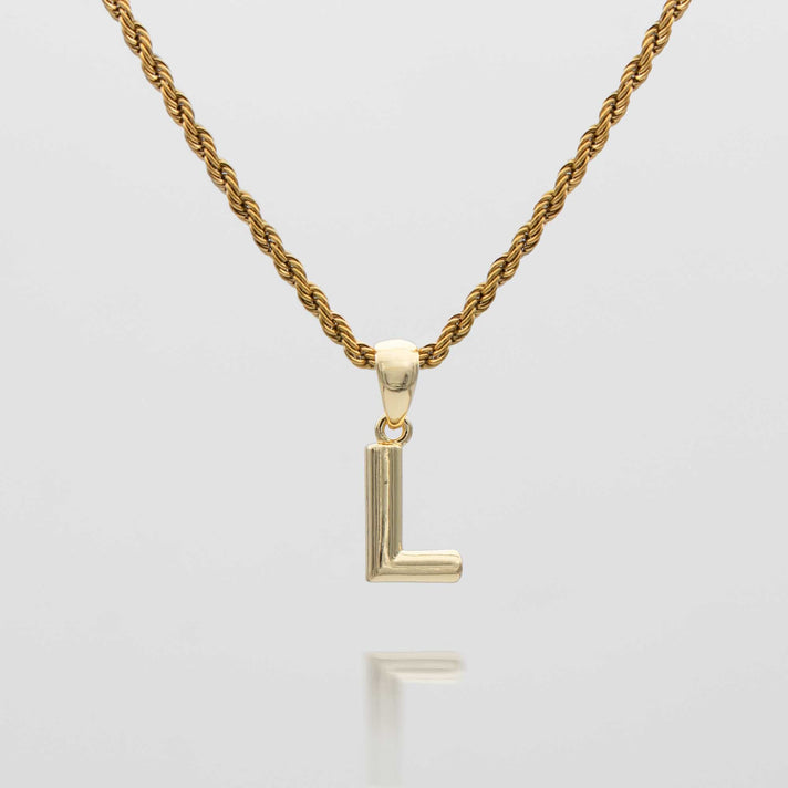 mini bubble initial necklace available in 18k gold or silver plated stainless steel from prya