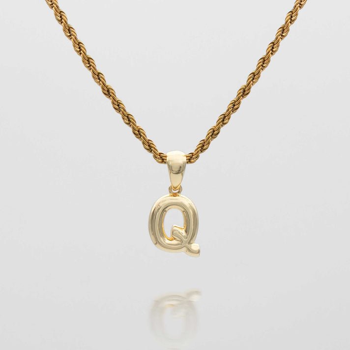 mini bubble initial necklace available in 18k gold or silver plated stainless steel from prya