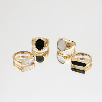 Misha Onyx Ring