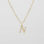 Dubai Initial Necklace