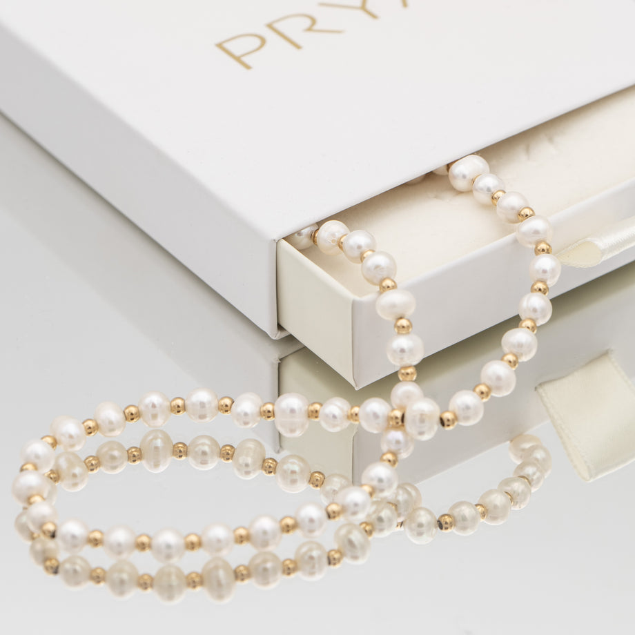 Nadia Pearl Bead Necklace