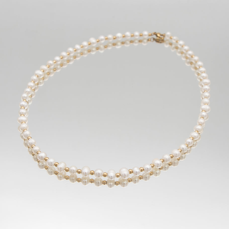 Nadia Pearl Bead Necklace