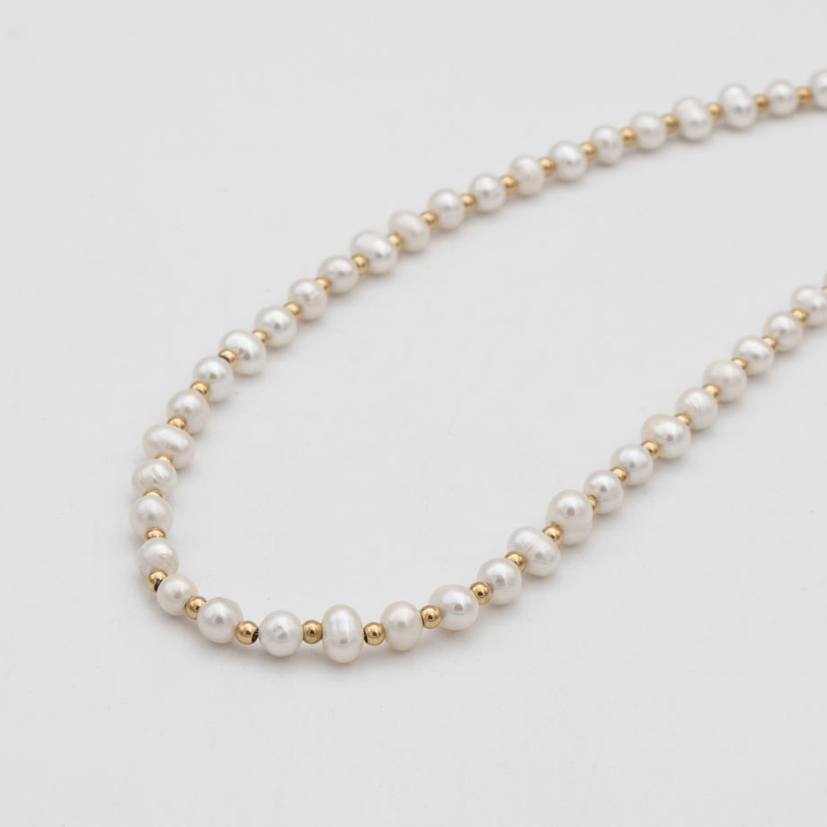 Nadia Pearl Bead Necklace