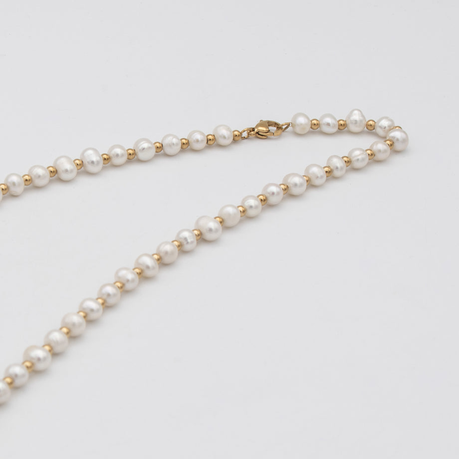 Nadia Pearl Bead Necklace