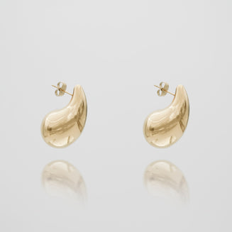 ella drop earrings 18k gold plated from prya