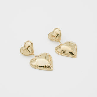 Meela Heart Earrings