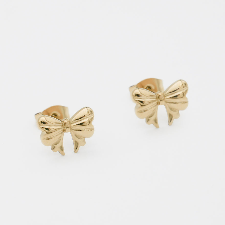 Bambi Mini Bow Stud Earrings