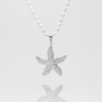 Ariel Starfish Pearl Necklace