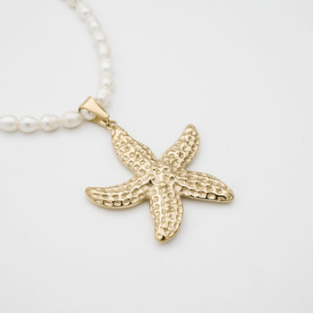 Ariel Starfish Pearl Necklace